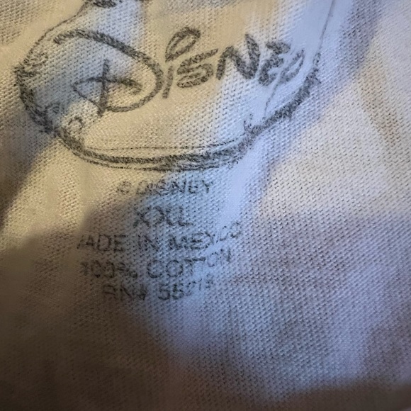 Vintage Mickey XXL baseball shirt 3/4 sleeves - Picture 2 of 3